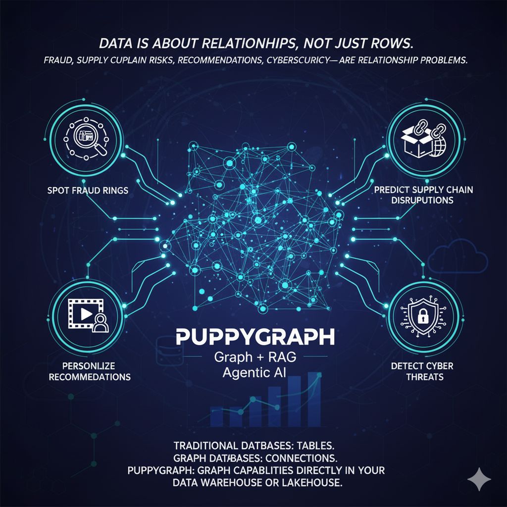 Data Is About Relationships, Not Just Rows, And That Changes Everything PuppyGraph graph analytics